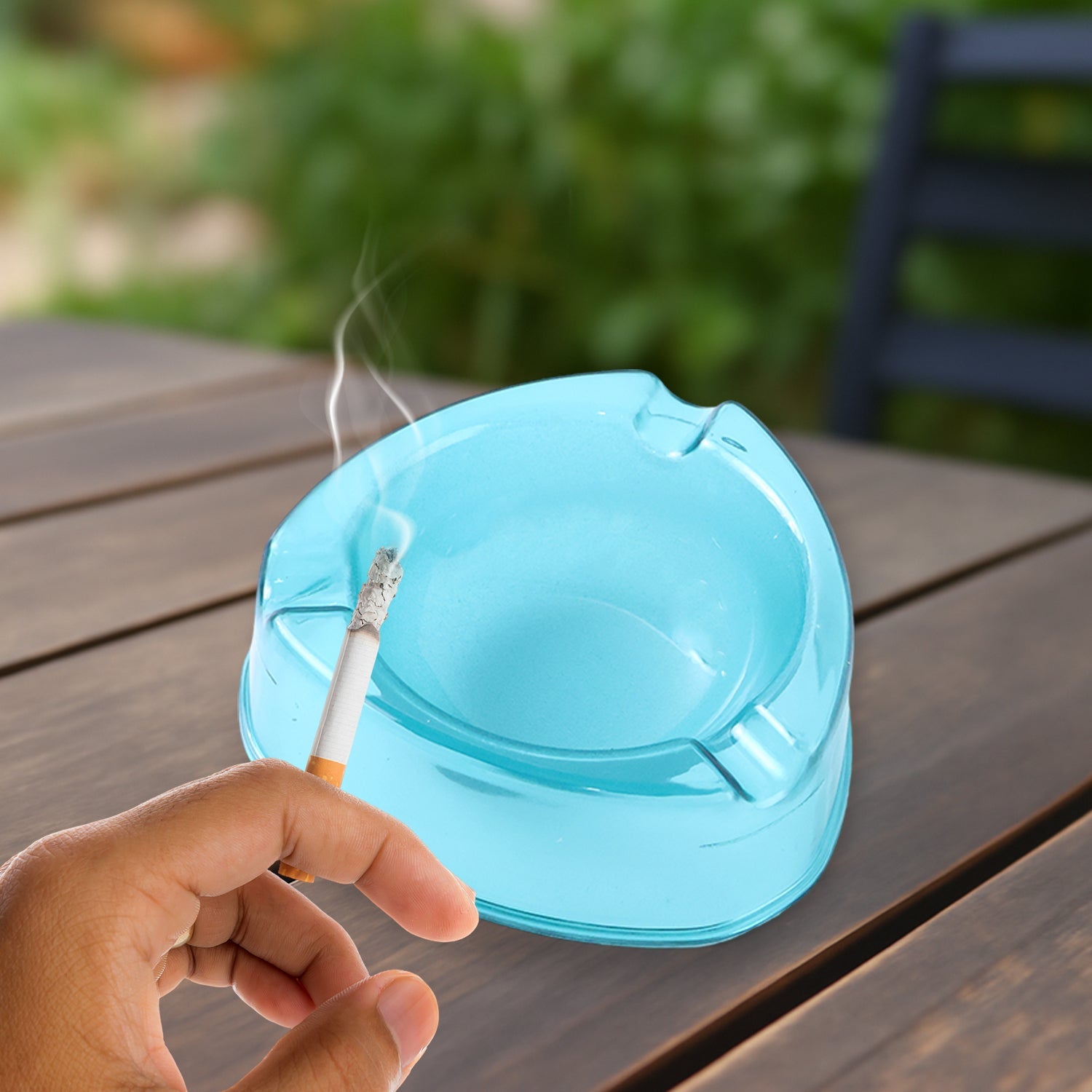 Clear Oblivion Plastic Ashtray Clear Oblivion Plastic Ashtray
